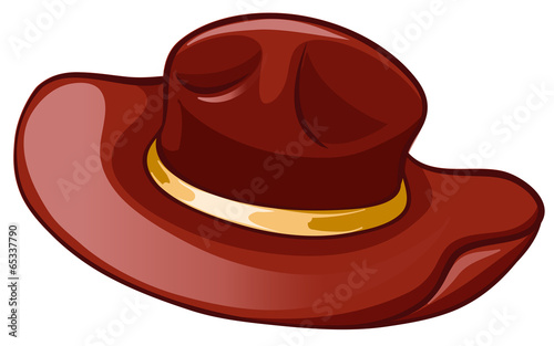 A brown hat