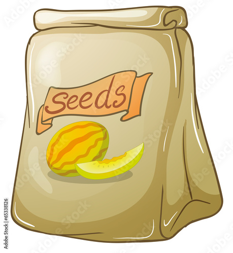 A pack of watermelon seeds