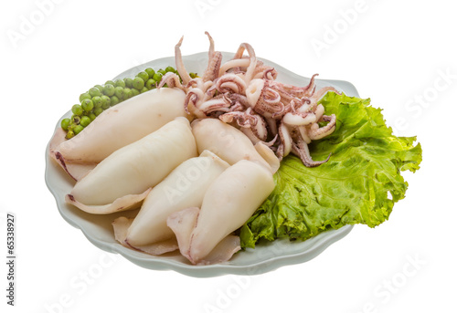 Boiled squid