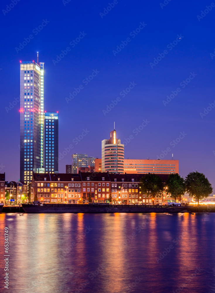 Naklejka premium The Tallest Skycraper in Rotterdam