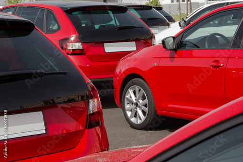 Parkende Autos
