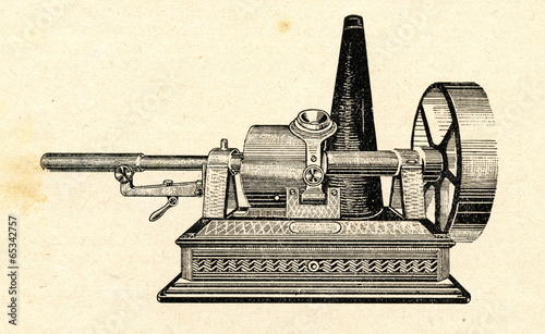 Fotografie, Tablou Edison's cylinder phonograph