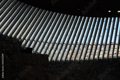 Interior of the Temppeliaukio Church