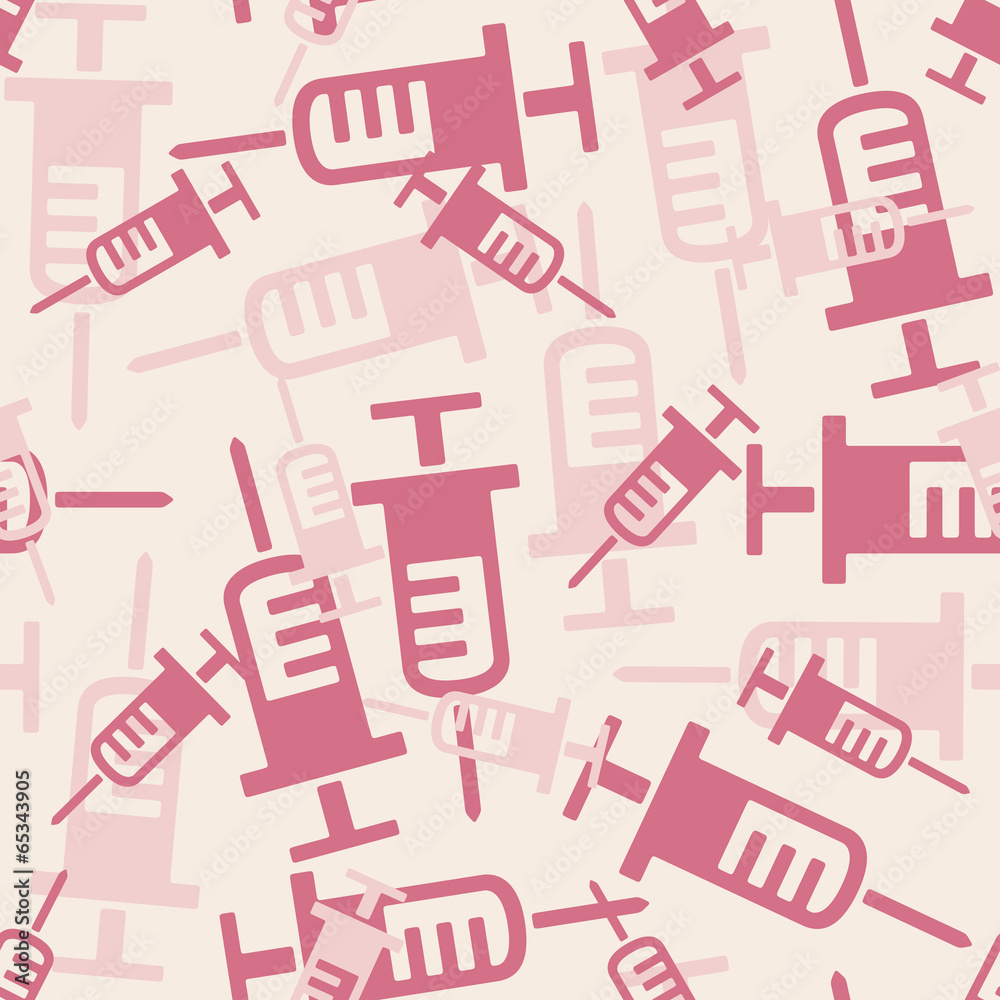 seamless background: syringe seamless background: syringe
