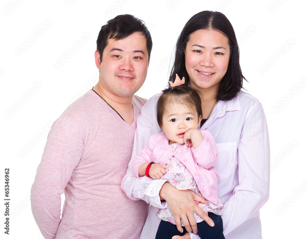 Happy smiling family Happy smiling family