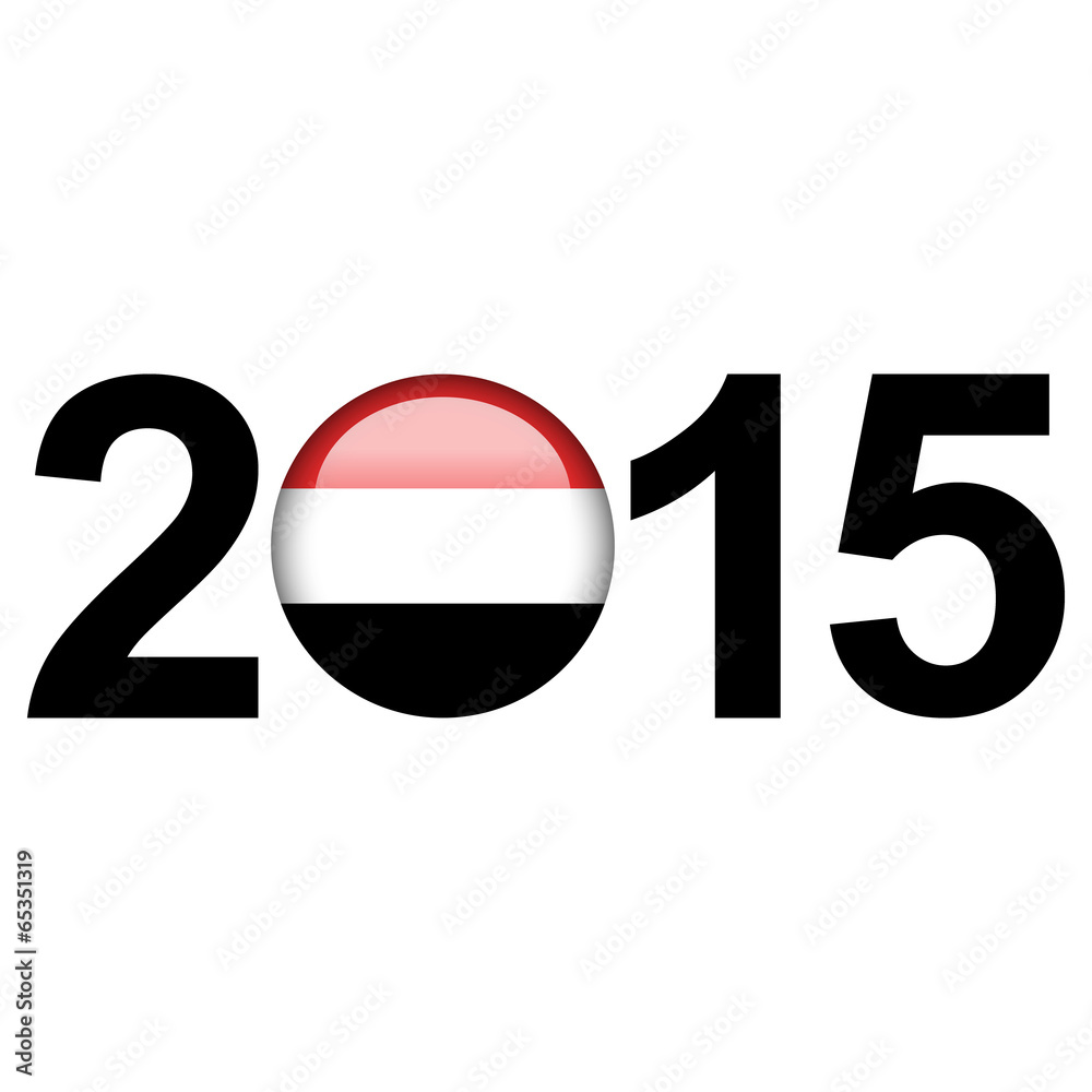 Yemen flag button Yemen flag button