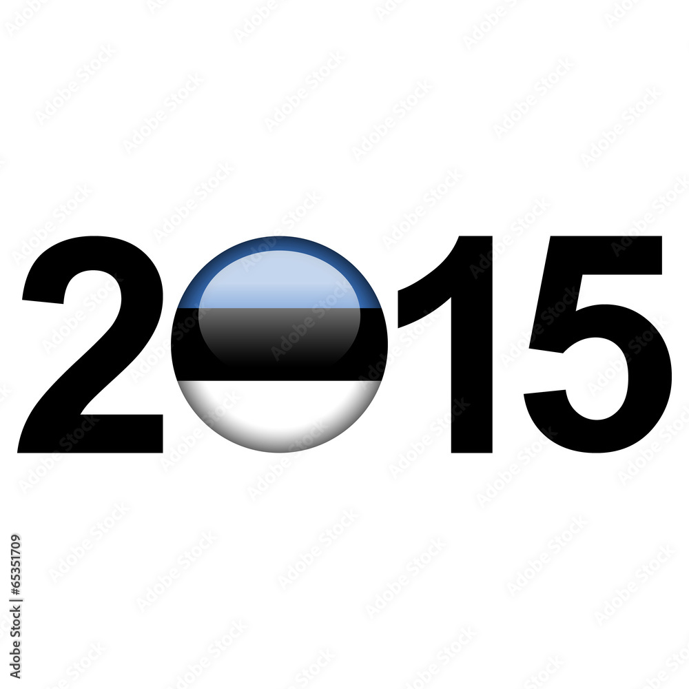 Estonia flag button