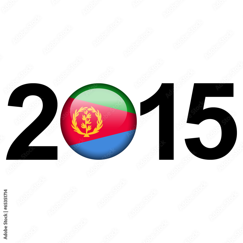 Eritrea flag button Eritrea flag button