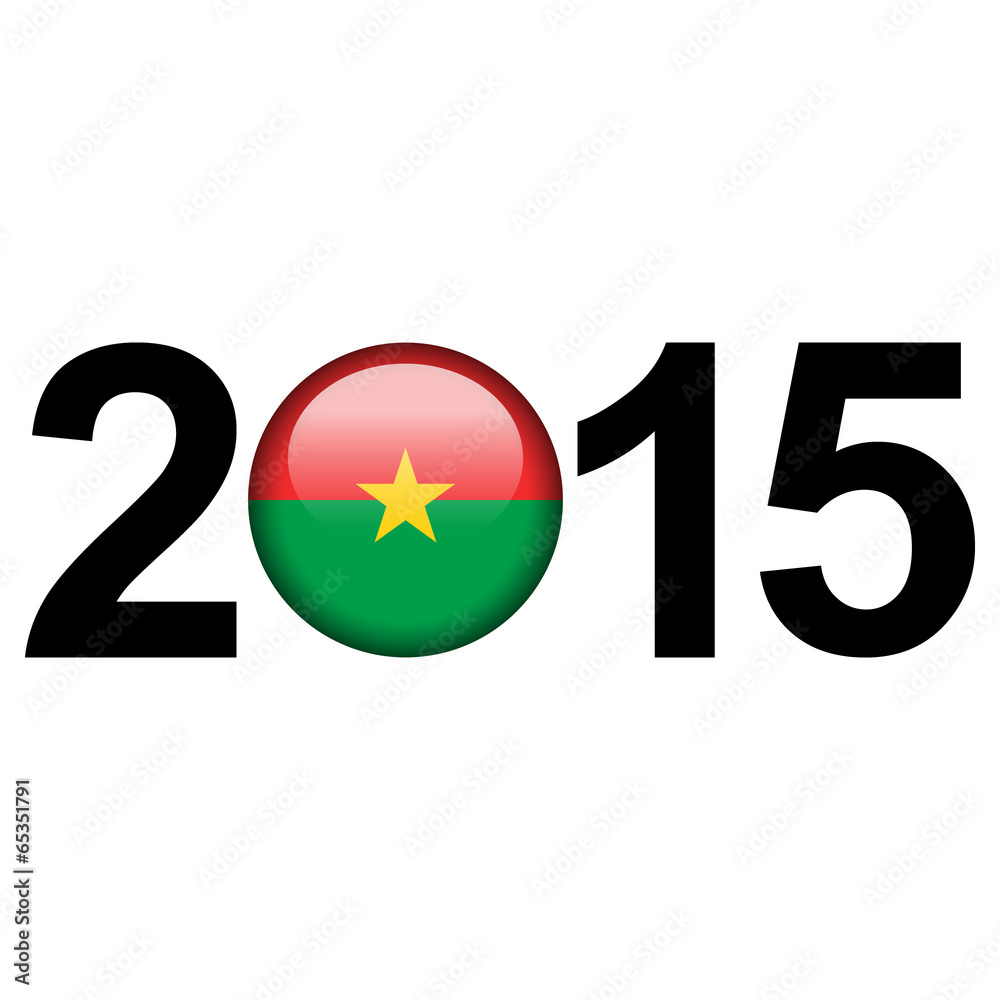 Burkina Faso flag button Burkina Faso flag button