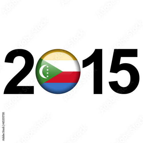 Free Download Comoros flag button - GFXLoad