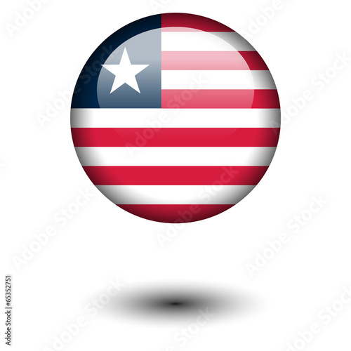 Free Download Flag button illustration - Liberia - GFXLoad