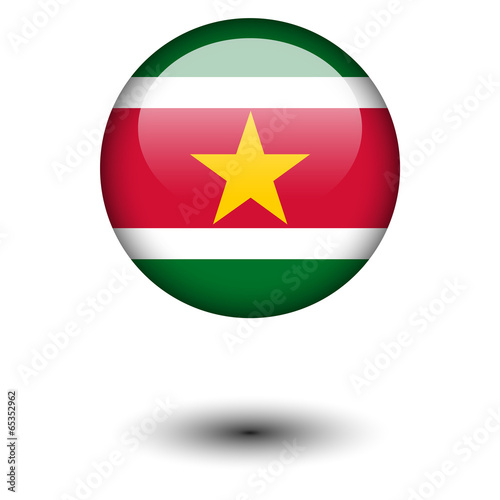 Free Download Flag button illustration - Suriname - GFXLoad