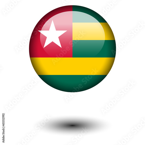 Flag button illustration - Togo Free Download Flag button illustration - Togo - GFXLoad