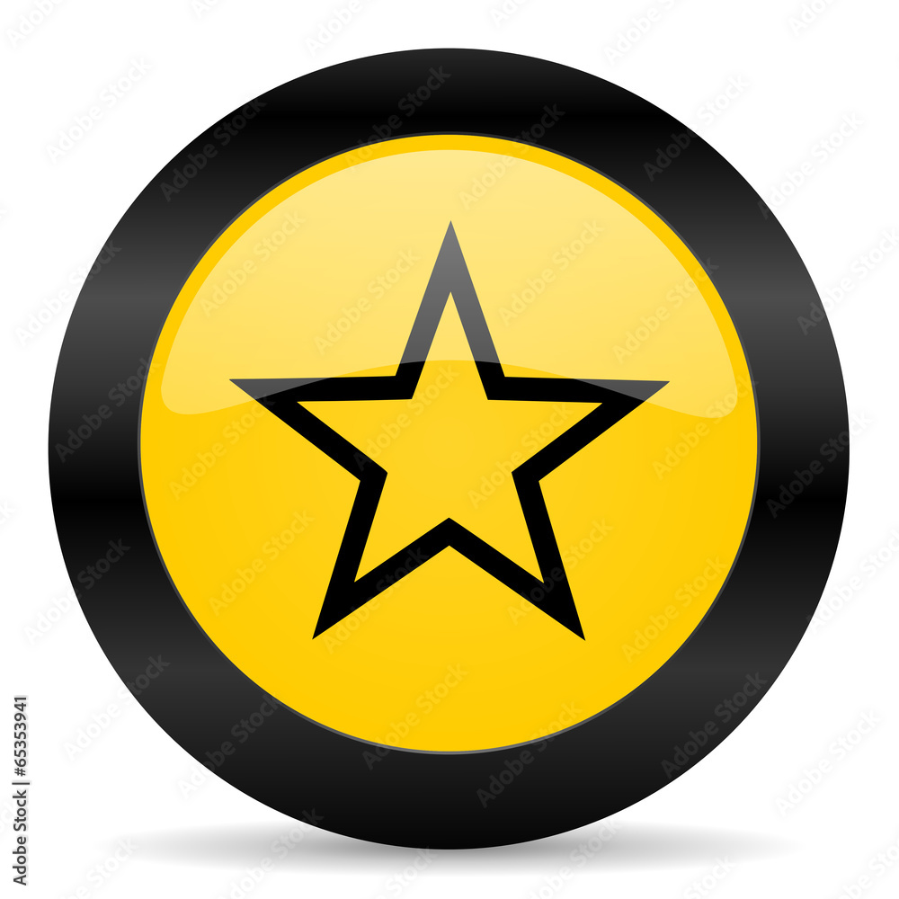 star black yellow web icon star black yellow web icon
