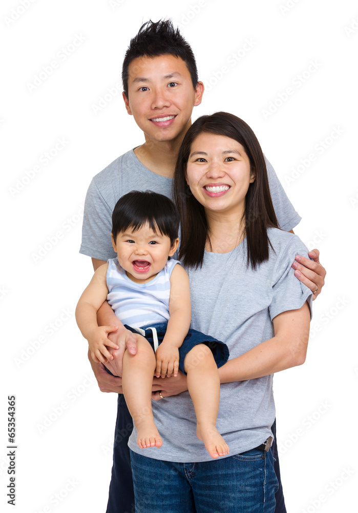Happy family portrait