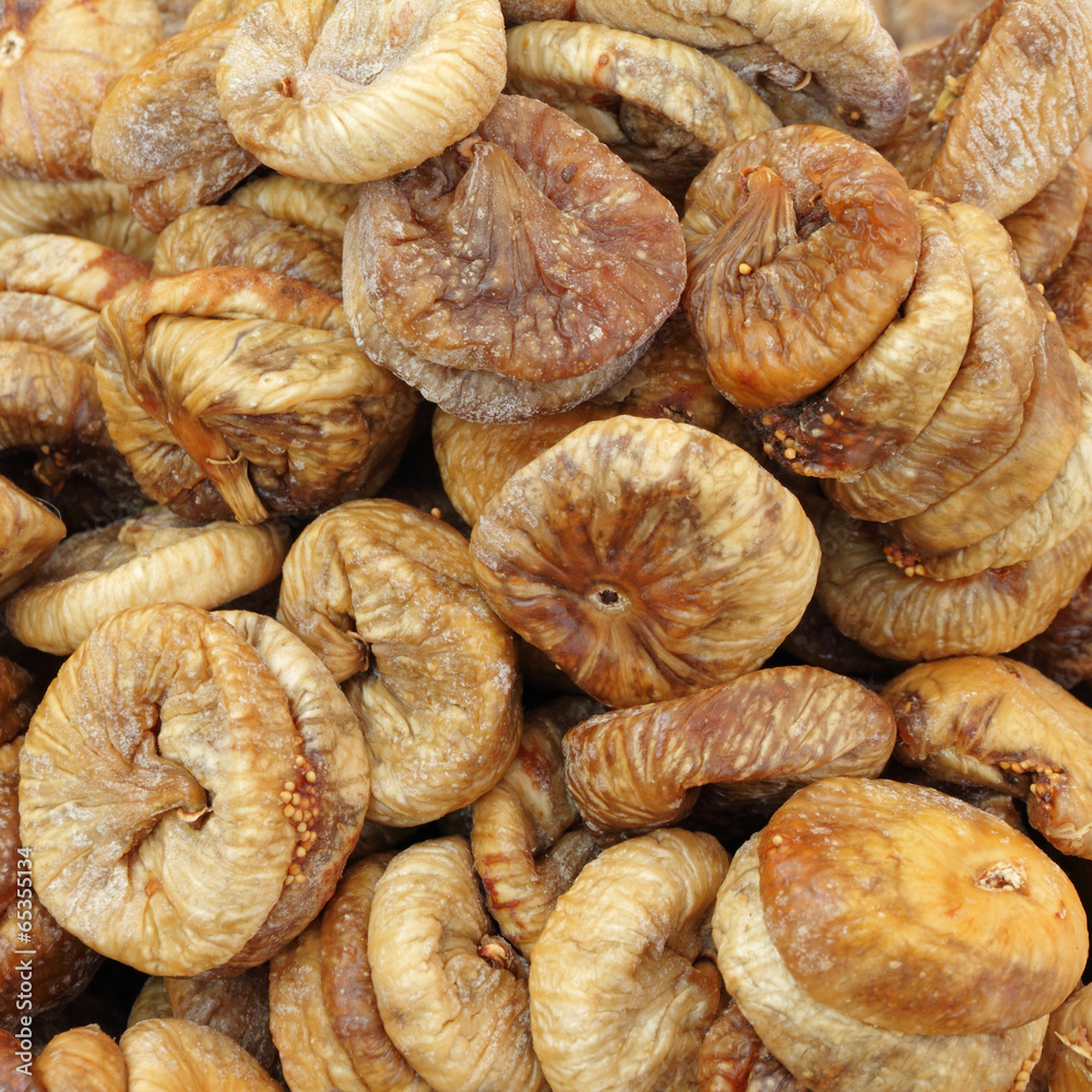 dried common fig fruits as background dried common fig fruits as background