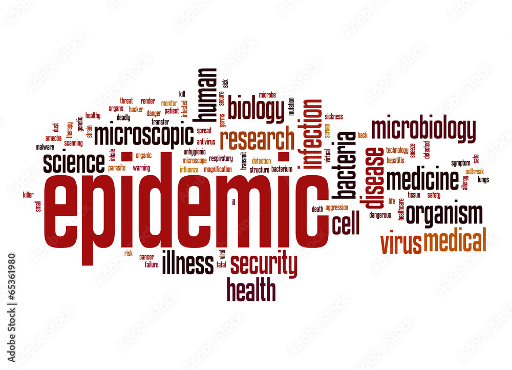 Epidemic word cloud