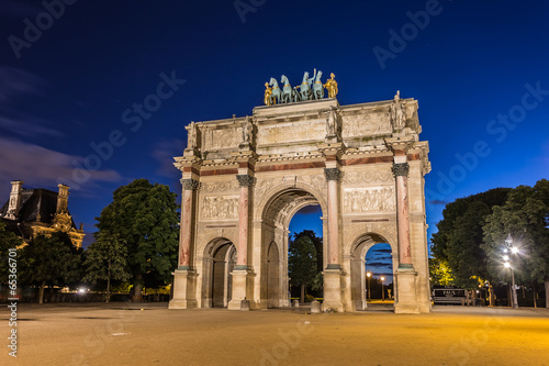 Arc de Triomphe du Carrousel at Tuileries Gardens, Paris