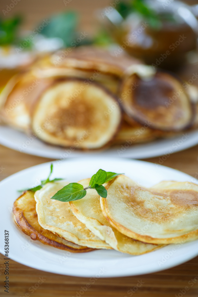 sweet delicious pancakes