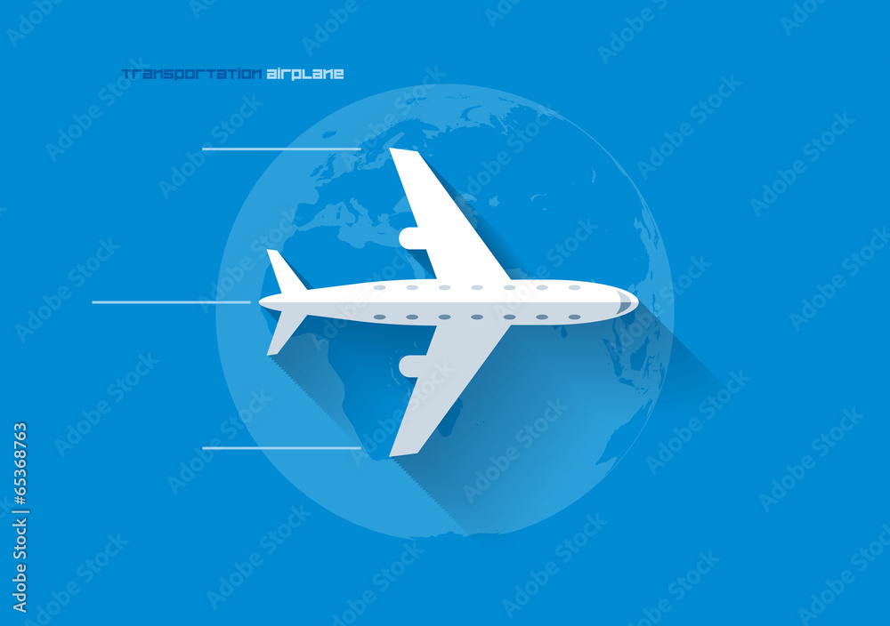 Transportation Concept - Airplane