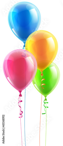 Birthday party balloon set