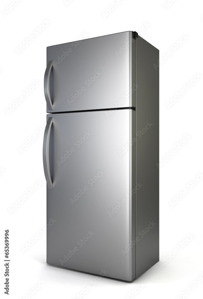 Steel fridge