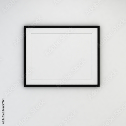 Modern frame on the wall