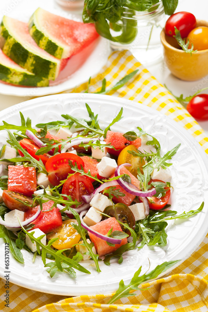 Tomato and Watermelon Salad