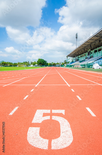 Athletics track photo