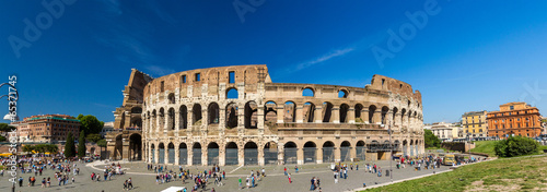 Flavian Amphitheatre (Colosseum) in Rome, Italy photo
