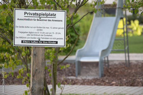 Privatspielplatz