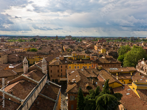 Cityscape of Modena, medieval town situated in Emilia-Romagna photo