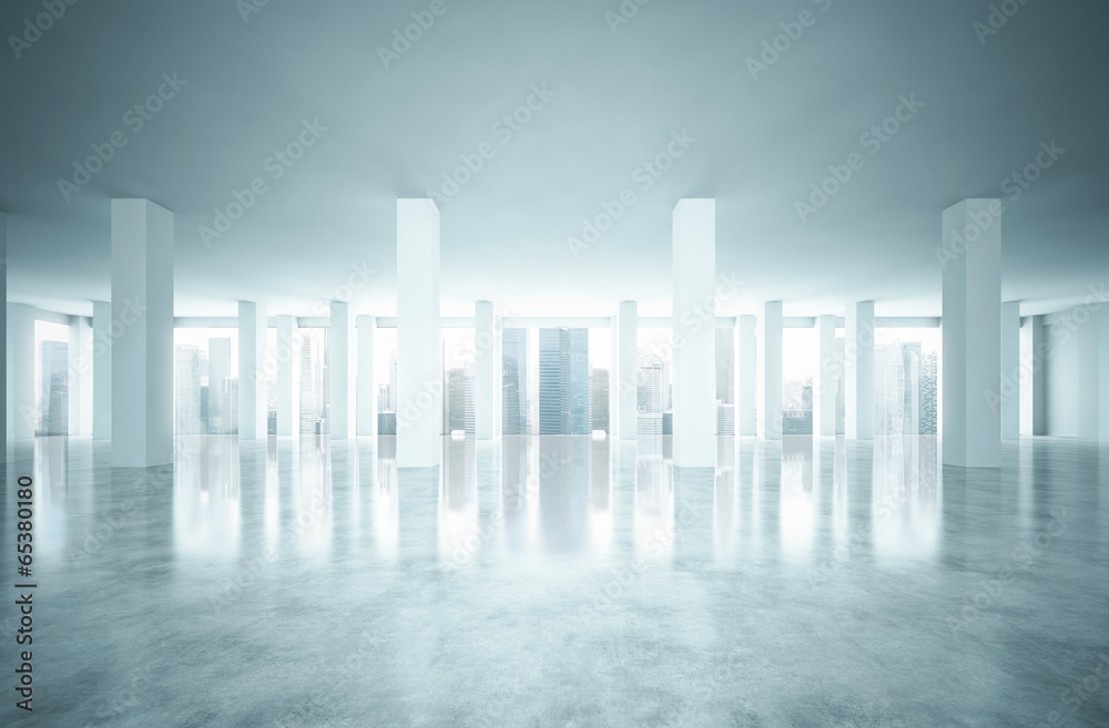 bright empty office interior bright empty office interior