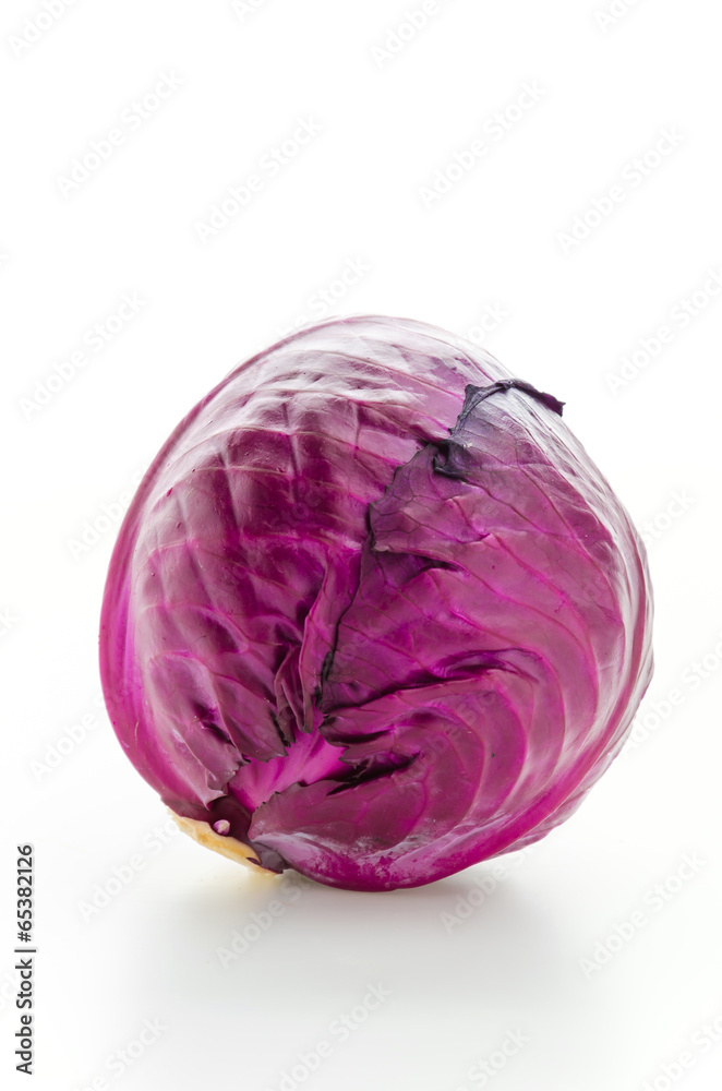 Cabbage isolated on white