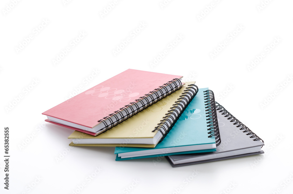 Notebook isolated on white Notebook isolated on white