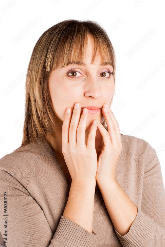 Surprised girl Surprised girl