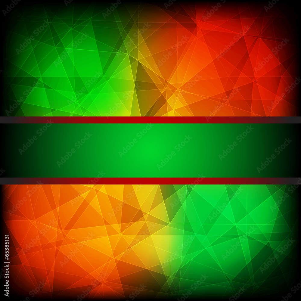 Abstract colorful background with frame