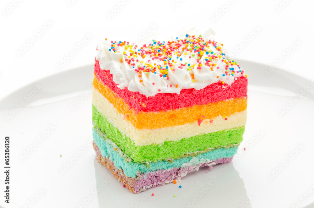 Rainbow cake Rainbow cake