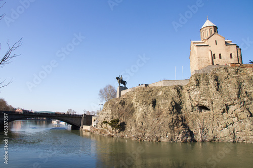 Metekhi and river photo