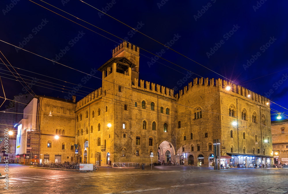 Palazzo Re Enzo in Bologna, Italy