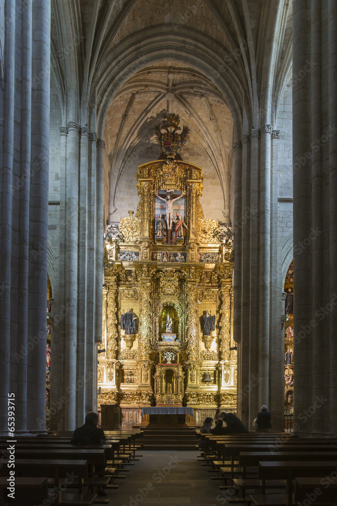 Fototapeta premium Church of the Monastery of Santa Maria la Real de Najera, La Rio