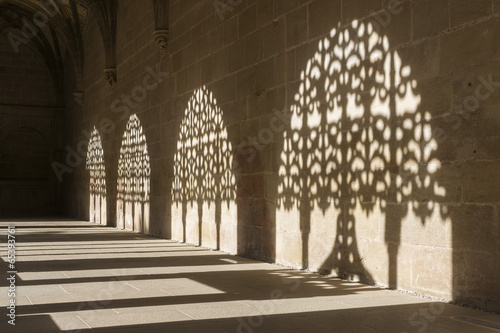 Cloister of the Monastery of Santa Maria la Real de Najera, La R photo