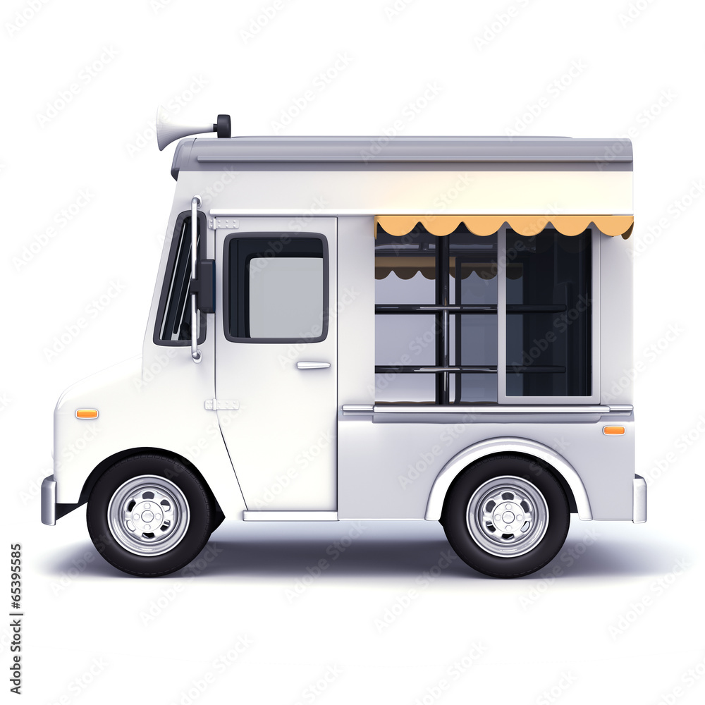 food truck white