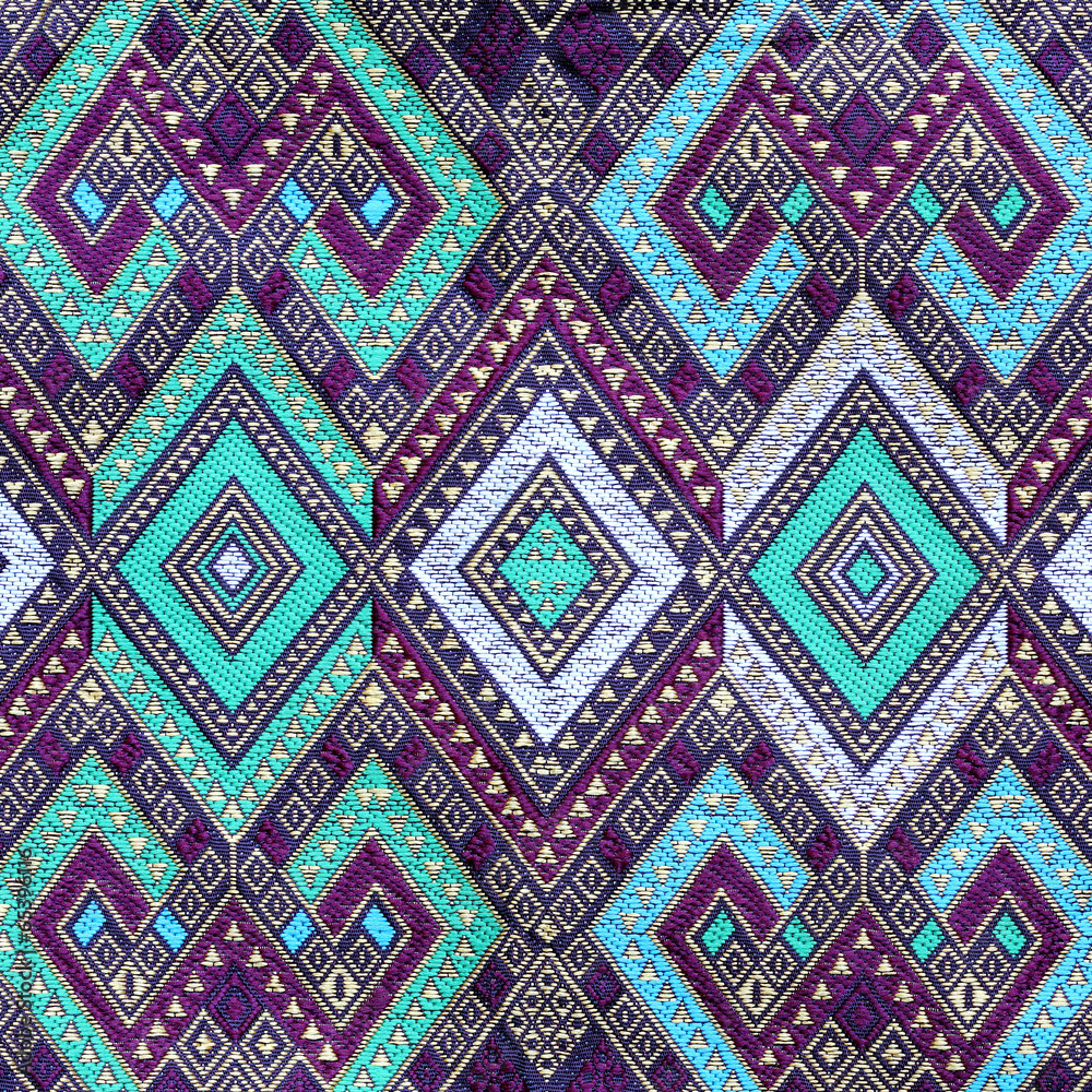 Thai silk fabric pattern