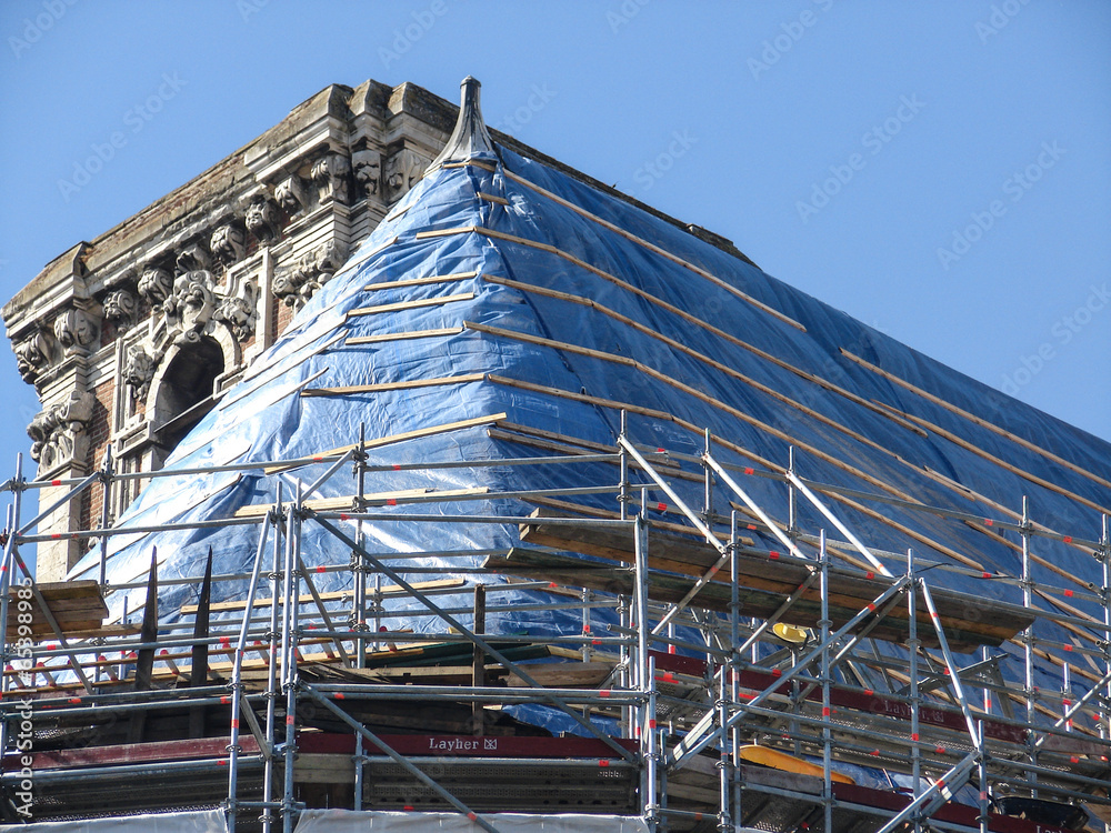 Fototapeta premium renovation eglise