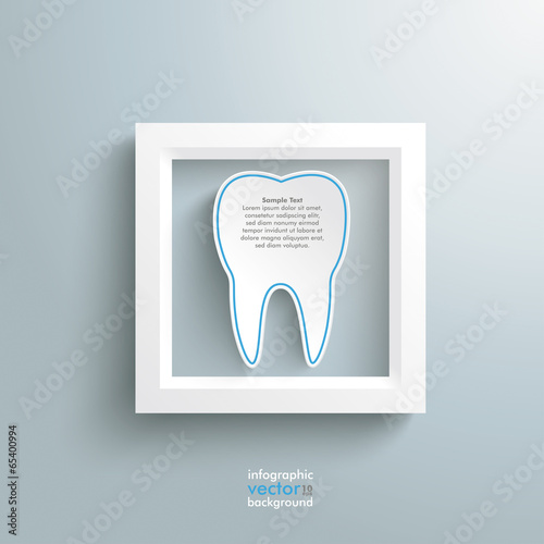 White Frame And Tooth