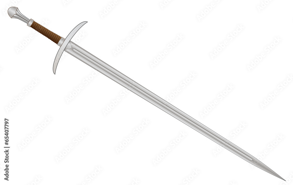 Knights Sword Stock Vector Adobe Stock