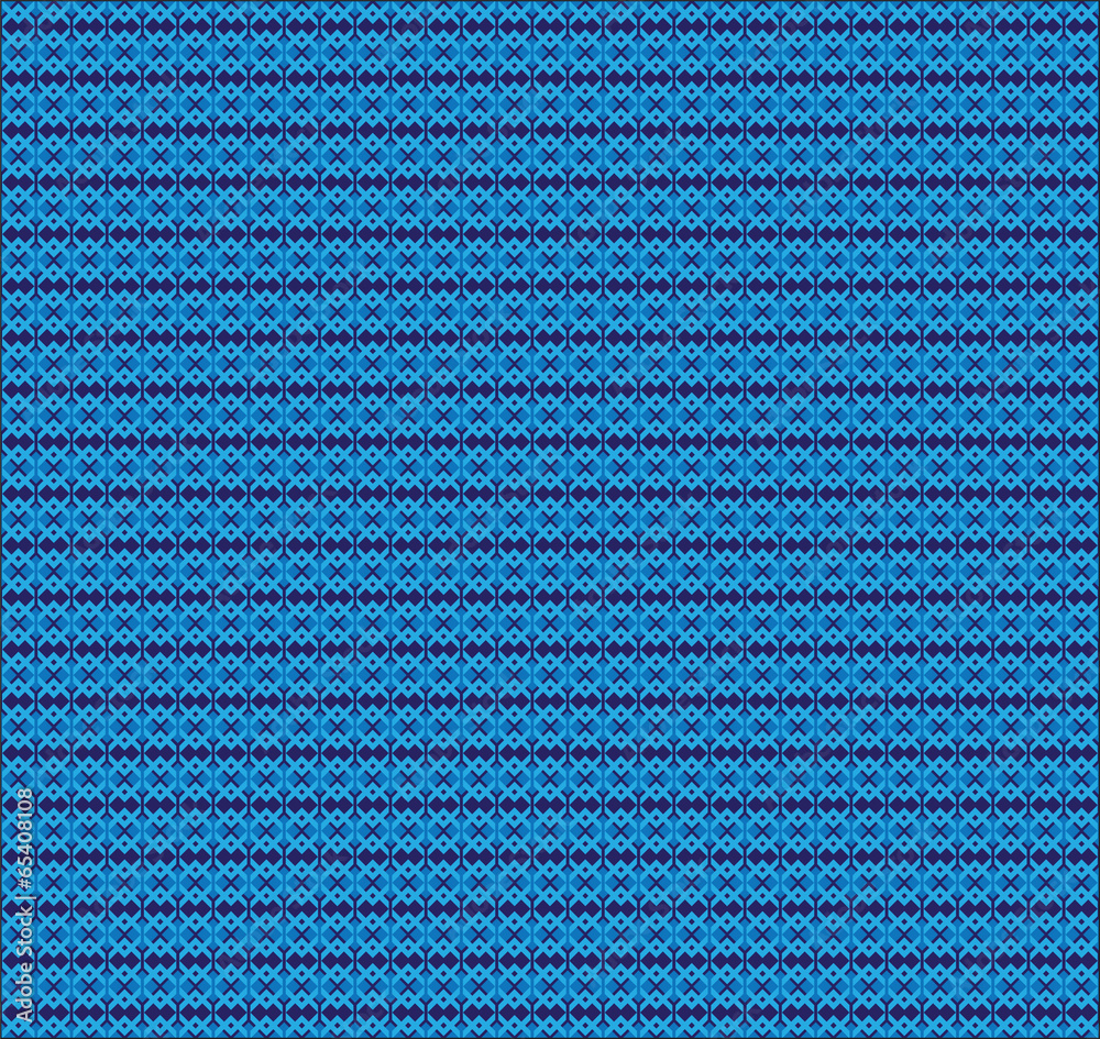 Background seamless geometric pattern in blue.