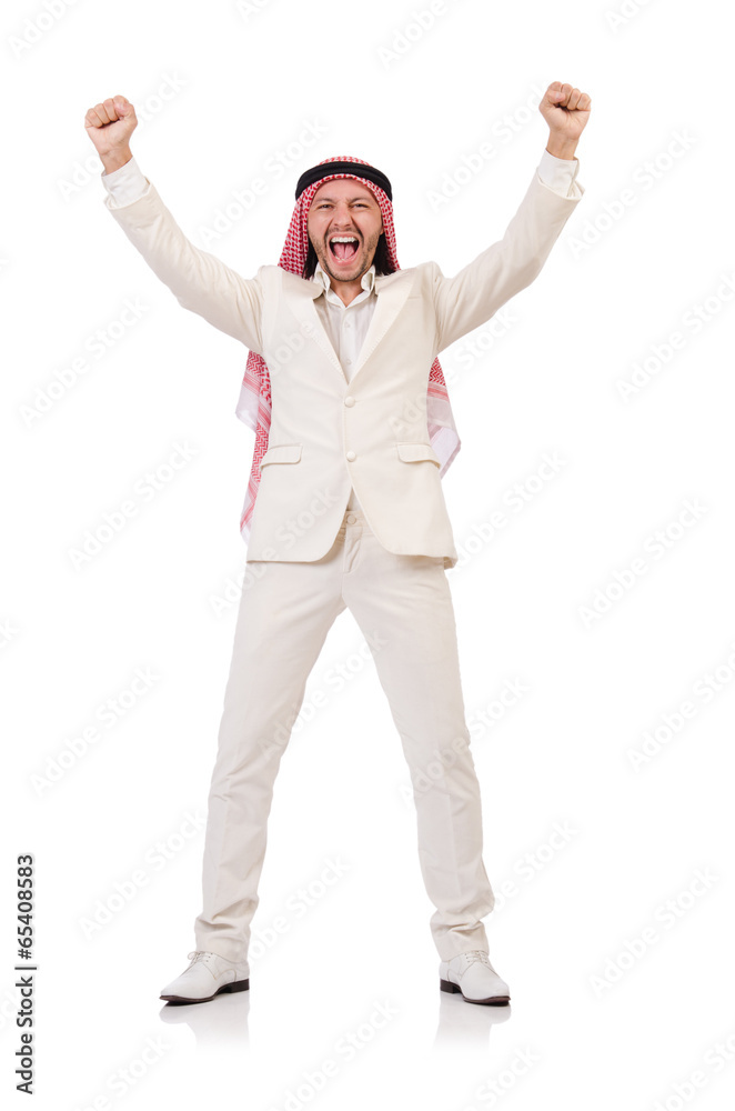 Arab man in diversity concept Arab man in diversity concept