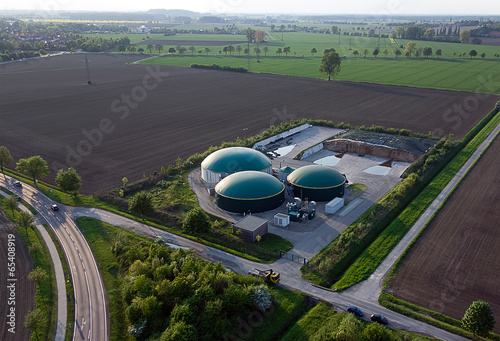 Moderne Biogasanlage